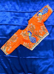 Designer Embroidered Blouse - Pushkari