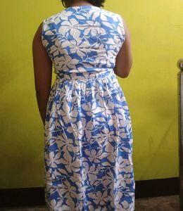 Blue &amp; white Dress