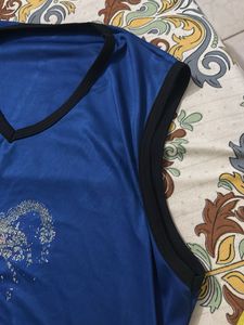 Blue Sleeveless Top very comfortable