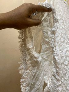 Off-White Sheer Cotton Jacket – Never Worn