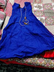 Anarkali Navy Blue Kurti