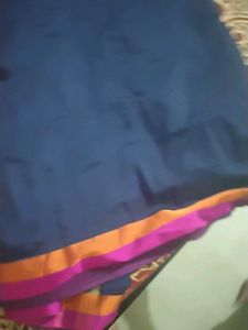 Blue rich feel saree