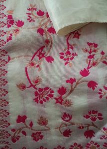 Elegant Floral Banarasi Silk Saree