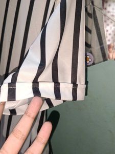 Men's Striped Short Sleeve Shirt