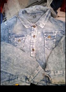 Acid Wash Denim Jacket