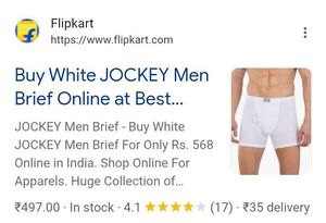 ✨ ORIGINAL 💯 Jockey Men's White Briefs 🩲 For Men