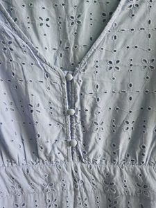 Light Blue Eyelet Dress