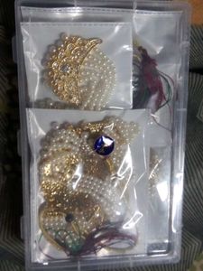 Pearl Necklace and Earring Set