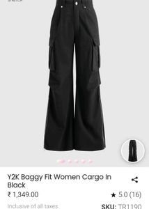 Littlebox Black Cargo Pants