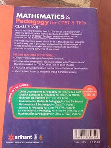 Mathematics &amp; Pedagogy for CTET &amp; TETs