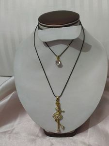 Double Layer Chain Pendant