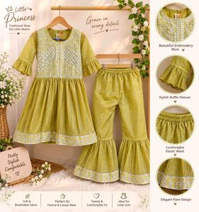 Kids Kurta Set with Palazzo
