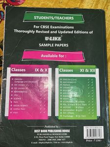 CBSE Sample Papers Political Science Class XII