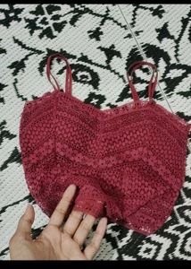 Lace Bralette Crop Tops