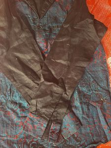 Men's Statement Print Button-Up Shirt