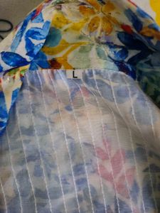 Boho Floral Print Blouse