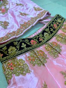 Stunning Pink &amp; Mint Lehenga Choli