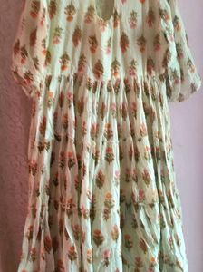 Floral Print Tiered Dress