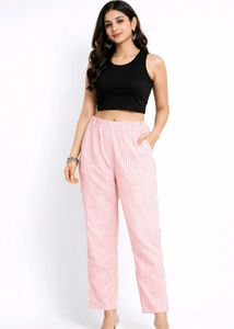 new Striped Casual Trousers