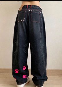 Brown Shearling Hooded Fur Jacket and Paw Denim