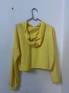 SHEIN drop Shoulder Cropped Hoodie