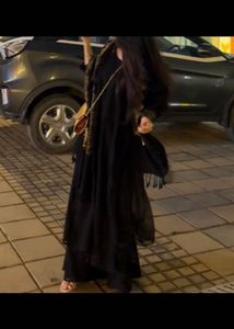 Elegant Chikankari Black Kurta Set