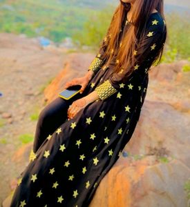 Starry Slit Cut Dress