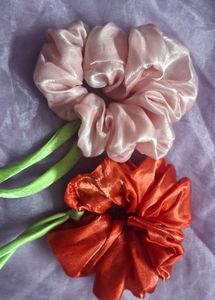 Cute Flower Hair Scrunchies