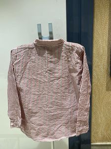 Striped Button-Down Shirt