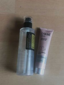 Cosrx Snail Essence & Lakme CC Cream