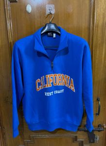 Nike California Blue Quarter Zip Pullover Sweatshi