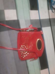 Charming Red Sling Bag