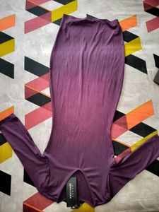 Purple Midi Dress
