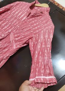 Pink Printed Co-Ords Set For 38 Bust