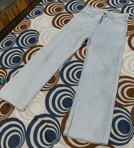 Light Wash Wide Leg Jeans Unisex