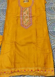 Yellow Cotton Suit