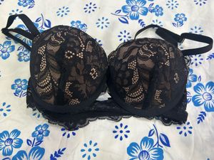 never worn ... Black Lace Push-Up Bra