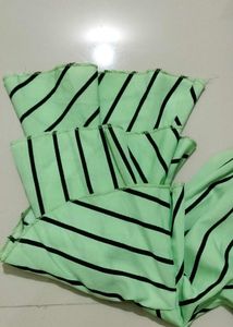 Striped Ruffle Sleeve Top