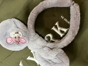 Cute Grey Mouse Ear Headband