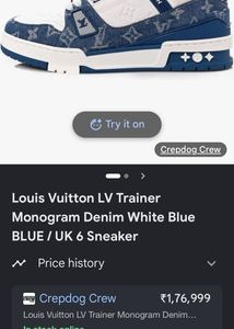 Louis Vuitton Denim Sneakers