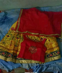 Girls' Ethnic Lehenga Choli Set