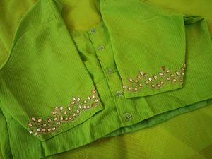 cut border green 💚 saare 🤩