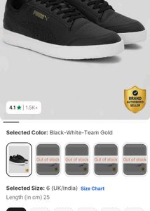 Puma Black Casual Sneakers