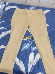 Khaki Slim Fit Pants