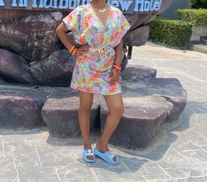 Floral Print Mini Dress