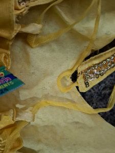Stunning Yellow Embellished Ethnic Gown
