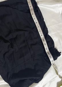 Black High-Waisted Shorts