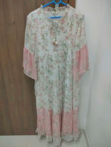 Sheer Floral Maxi Dress