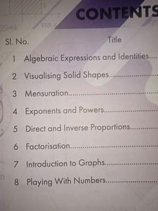 Partcise Book For Math Class 8