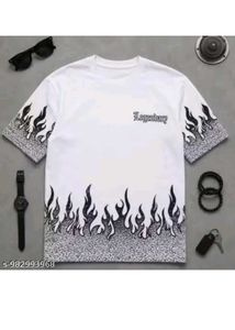 Men's White Flame T-Shirt